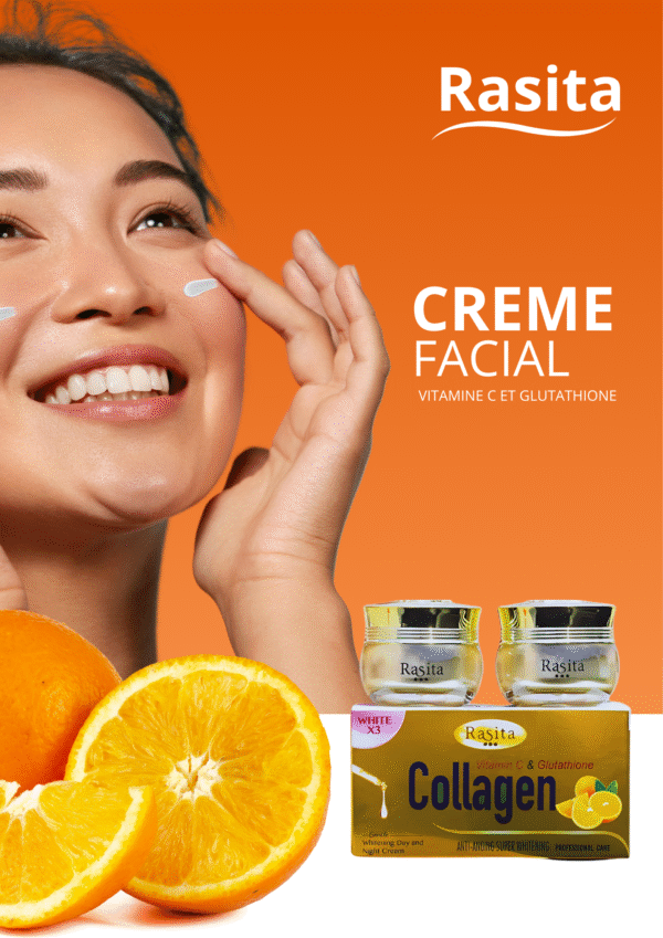 Creme Faciale Rasita Collagen Vit C 2IN1
