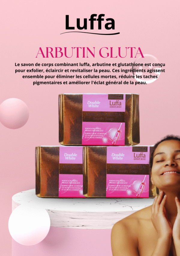 Savon de corps Luffa Arbutin Gluta