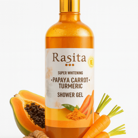 Rasita Papaya Carrot Turmeric Shower Gel